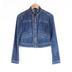 Gap Limited Edition 1969 Crop Jeans Moto Jacket S